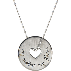 Stainless Steel Mother Pendant Engravable